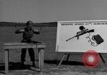 Image of Sniper rifle Fort Benning Georgia USA, 1953, second 13 stock footage video 65675043563