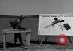Image of Sniper rifle Fort Benning Georgia USA, 1953, second 15 stock footage video 65675043563