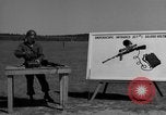 Image of Sniper rifle Fort Benning Georgia USA, 1953, second 20 stock footage video 65675043563
