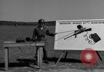 Image of Sniper rifle Fort Benning Georgia USA, 1953, second 39 stock footage video 65675043563