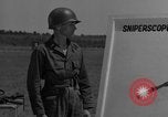 Image of Sniper rifle Fort Benning Georgia USA, 1953, second 48 stock footage video 65675043563