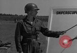 Image of Sniper rifle Fort Benning Georgia USA, 1953, second 51 stock footage video 65675043563