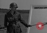 Image of Sniper rifle Fort Benning Georgia USA, 1953, second 55 stock footage video 65675043563