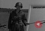 Image of Sniper rifle Fort Benning Georgia USA, 1953, second 57 stock footage video 65675043563