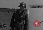 Image of Sniper rifle Fort Benning Georgia USA, 1953, second 59 stock footage video 65675043563