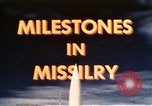 Image of Milestone in Missilery United States USA, 1960, second 41 stock footage video 65675043564