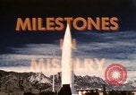 Image of Milestone in Missilery United States USA, 1960, second 43 stock footage video 65675043564