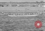 Image Boat Race Phnom Penh Cambodge, 1957, de la seconde 38 séquences d'archives historiques vidéo 65675043576