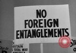 Standbild Isolationisten in den USA vor dem Zweiten Weltkrieg United States USA, 1938, aus Sekunde 62 historischem Filmmaterial Videoclip 65675043616