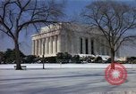 Image of Washington DC Monuments in snow Washington DC USA, 1966, second 4 stock footage video 65675043628