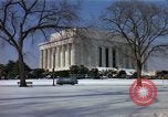 Image of Washington DC Monuments in snow Washington DC USA, 1966, second 7 stock footage video 65675043628