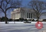 Image of Washington DC Monuments in snow Washington DC USA, 1966, second 13 stock footage video 65675043628