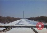 Image of Washington DC Monuments in snow Washington DC USA, 1966, second 25 stock footage video 65675043628