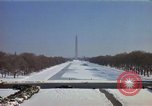 Image of Washington DC Monuments in snow Washington DC USA, 1966, second 26 stock footage video 65675043628
