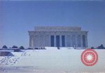 Image of Washington DC Monuments in snow Washington DC USA, 1966, second 28 stock footage video 65675043628