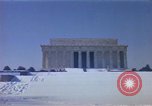 Image of Washington DC Monuments in snow Washington DC USA, 1966, second 29 stock footage video 65675043628