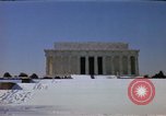 Image of Washington DC Monuments in snow Washington DC USA, 1966, second 31 stock footage video 65675043628