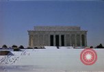 Image of Washington DC Monuments in snow Washington DC USA, 1966, second 36 stock footage video 65675043628