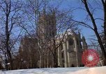 Image of Washington DC Monuments in snow Washington DC USA, 1966, second 62 stock footage video 65675043628
