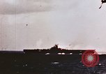 Image of United States Essex class aircraft carrier Pacific Theater, 1945, second 10 stock footage video 65675043686