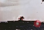 Image of United States Essex class aircraft carrier Pacific Theater, 1945, second 14 stock footage video 65675043686