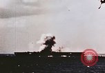 Image of United States Essex class aircraft carrier Pacific Theater, 1945, second 16 stock footage video 65675043686