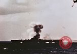 Image of United States Essex class aircraft carrier Pacific Theater, 1945, second 19 stock footage video 65675043686