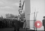 Standbild Austausch von Fahnen Blaine Washington USA, 1938, aus Sekunde 18 historischem Filmmaterial Videoclip 65675043739