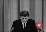 Image of President John F Kennedy confirms Soviet military out of Cuba United States USA, 1962, second 30 stock footage video 65675043748