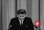 Image of President John F Kennedy confirms Soviet military out of Cuba United States USA, 1962, second 34 stock footage video 65675043748