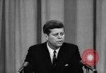 Image of President John F Kennedy confirms Soviet military out of Cuba United States USA, 1962, second 35 stock footage video 65675043748