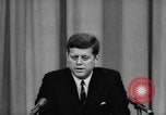 Image of President John F Kennedy confirms Soviet military out of Cuba United States USA, 1962, second 47 stock footage video 65675043748