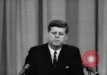 Image of President John F Kennedy confirms Soviet military out of Cuba United States USA, 1962, second 54 stock footage video 65675043748