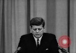 Image of President John F Kennedy confirms Soviet military out of Cuba United States USA, 1962, second 59 stock footage video 65675043748