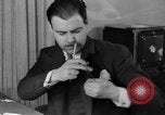 Image of office wife prepares meal Chicago Illinois USA, 1936, second 16 stock footage video 65675043759