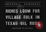 Immagine di Texas rush di olio Talco Texas USA, 1936, secondo 6 filmato di repertorio 65675043761