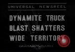 Standbild Dynamite Explosion Sacramento California USA, 1936, aus Sekunde 3 historischem Filmmaterial Videoclip 65675043762