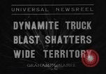 Standbild Dynamite Explosion Sacramento California USA, 1936, aus Sekunde 5 historischem Filmmaterial Videoclip 65675043762