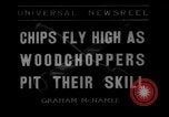 Standbild woodchoppers Skytop Pennsylvania USA, 1936, aus Sekunde 1 historischem Filmmaterial Videoclip 65675043763