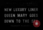 Standbild Queen Mary Glasgow Schottland, 1936, aus Sekunde 1 historischem Filmmaterial Videoclip 65675043764