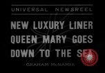 Standbild Queen Mary Glasgow Schottland, 1936, aus Sekunde 5 historischem Filmmaterial Videoclip 65675043764