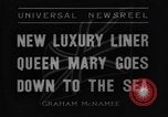 Standbild Queen Mary Glasgow Schottland, 1936, aus Sekunde 8 historischem Filmmaterial Videoclip 65675043764