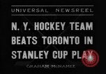 Standbild Stanley Cup Halbfinale Serie New York United States USA, 1936, aus Sekunde 6 historischem Filmmaterial Videoclip 65675043767