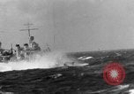 Image of Three U.S. Warships of Cruiser Division 7 in extremely heavy seas Cape Horn Chile, 1939, second 23 stock footage video 65675043829