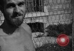 Standbild Reparatur beschädigter Bogen der italienischen Zerstörer Ugolino Vivaldi Italien, 1940, aus Sekunde 50 historischem Filmmaterial Videoclip 65675043843