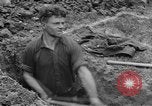 Image of German prisoners dig graves for American soldiers France, 1944, second 41 stock footage video 65675043863