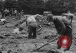 Image of German prisoners dig graves for American soldiers France, 1944, second 52 stock footage video 65675043863