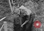 Image of German prisoners dig graves for American soldiers France, 1944, second 58 stock footage video 65675043863