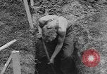 Image of German prisoners dig graves for American soldiers France, 1944, second 59 stock footage video 65675043863