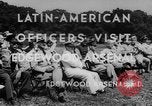 Standbild lateinamerikanische Offiziere Edgewood Arsenal Maryland USA, 1942, aus Sekunde 7 historischem Filmmaterial Videoclip 65675043870